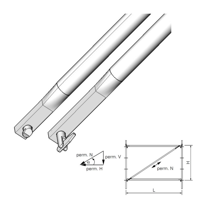 Ригельная диагональ UBL